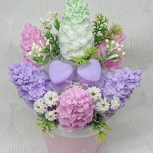 Orgona szappanvirág csokor - otthon & lakás - dekoráció - virágdísz és tartó - csokor & virágdísz - Meska.hu