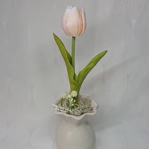 1 szál szappan tulipán vázában - otthon & életmód - virágdekoráció - virágdíszek - asztali virágdísz - Meska.hu