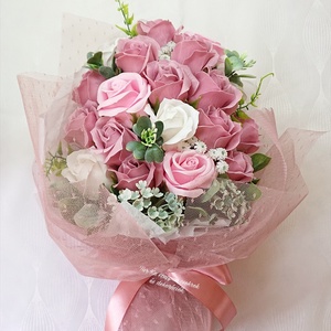 Óriás 19 szálas szappanrózsa csokrok díszdobozban , Otthon & Életmód, Dekoráció, Virágdísz és tartó, Csokor & Virágdísz, Virágkötés, Szappankészítés, MESKA