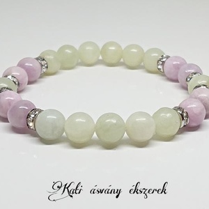 Szívcsakra erősítő ásvány karkötő  - Meska.hu