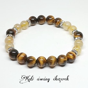 Napfonat-csakra erősítő ásvány karkötő - ékszer - karkötő - ásványkarkötő - Meska.hu