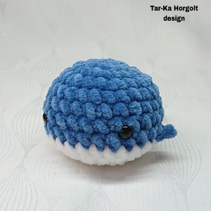 Kicsi plüss puha kék bálna , Játék & Sport, Plüssállat & Játékfigura, Más figura, Horgolás, MESKA