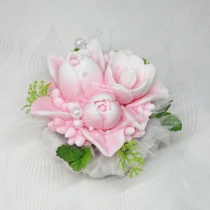 Illatos tulipán szappan csokor  - otthon & életmód - dekoráció - virágdísz és tartó - csokor & virágdísz - Meska.hu