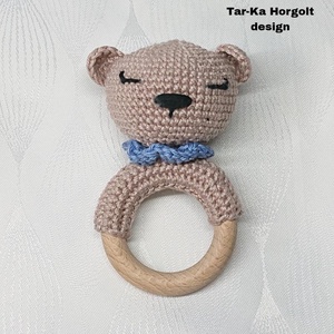 Horgolt maci csörgő, Játék & Sport, Plüssállat & Játékfigura, Maci, Horgolás, MESKA