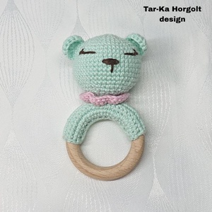 Horgolt maci csörgő, Játék & Sport, Plüssállat & Játékfigura, Maci, Horgolás, MESKA