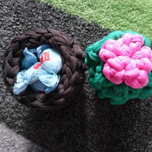 Horgolt kis kaktusz cukorkatartó  - otthon & életmód - tárolás & rendszerezés - tárolókosár - Meska.hu