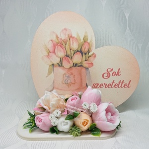 Sok szeretettel! tulipán szappanvirág csokor - Meska.hu