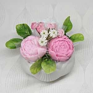 Szappanvirágok kis lótusz kaspóban - otthon & életmód - dekoráció - Meska.hu