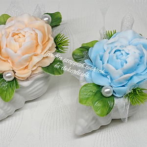 Szappanvirágok csigaházban - otthon & életmód - dekoráció - Meska.hu