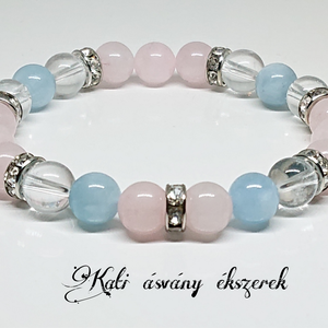 Boldogság, öröm fokozására való ásvány karkötő  - Meska.hu