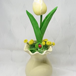 1 szál szappan tulipán vázában  - Meska.hu