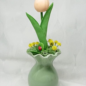 1 szál szappan tulipán vázában  - Meska.hu