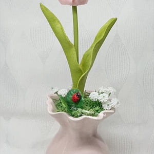 1 szál szappan tulipán vázában  - Meska.hu