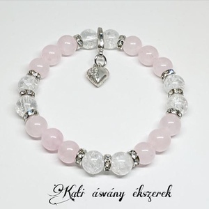 Exkluzív szeretet csomag szappanvirágokkal és ásvány karkötővel  - otthon & életmód - virágdekoráció - virágok - virágcsokor - Meska.hu