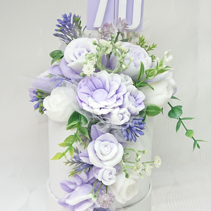 Különleges születésnapi szappanvirág csokor - Meska.hu