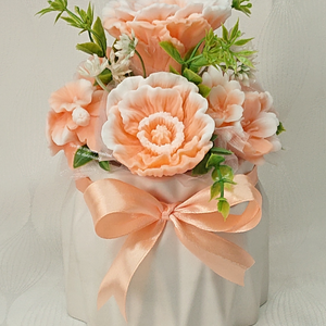 Hársméz illatú szappanvirág csokor, Otthon & Életmód, Virágdekoráció, Virágdíszek, Asztali virágdísz, Virágkötés, Szappankészítés, MESKA