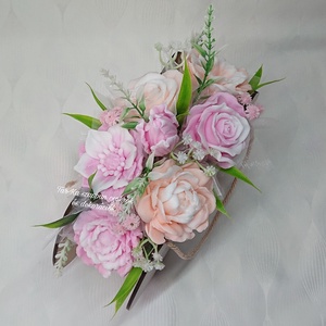 Szappanvirágok Anyák napi fa táskában - otthon & életmód - virágdekoráció - virágok - virágbox - Meska.hu