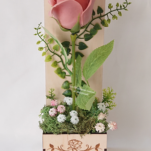 Boldog Anyák napját! szappanrózsa fa dobozban - Meska.hu