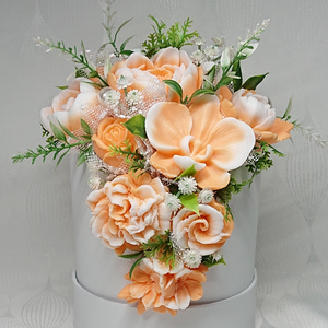 Különleges szappanvirág csokor virágbolt illattal - otthon & életmód - virágdekoráció - virágok - virágbox - Meska.hu