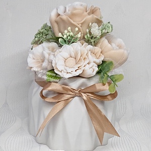 Masnis szappanvirág csokrok - Meska.hu