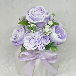 Masnis szappanvirág csokrok - otthon & életmód - virágdekoráció - virágdíszek - asztali virágdísz - Meska.hu