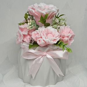 Masnis szappanvirág csokrok - otthon & életmód - virágdekoráció - virágdíszek - asztali virágdísz - Meska.hu