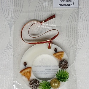 Karácsonyi akasztható illatosító - otthon & életmód - gyertya, illat, aroma - illatviasz - Meska.hu