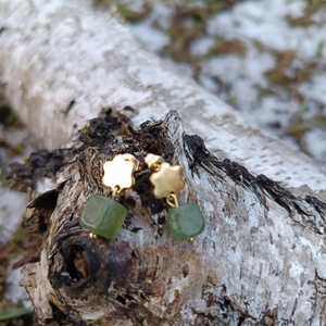 Essential 316L � Tourmaline No.15 - ékszer - fülbevaló - lógó fülbevaló - Meska.hu