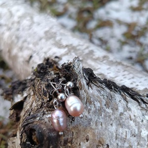 Essential 316L � Pearl No.13 - ékszer - fülbevaló - lógó fülbevaló - Meska.hu