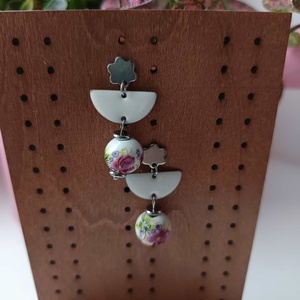 Essential 316L � Ceramic bead Nr.4, Ékszer, Fülbevaló, Lógó fülbevaló, Ékszerkészítés, MESKA