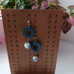 Essential 316L � Ceramic bead Nr.3, Ékszer, Fülbevaló, Lógó fülbevaló, Ékszerkészítés, MESKA