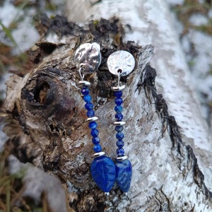 Statement Steel - Lapis Lazuli Nr. 2 - ékszer - ékszerszett - Meska.hu