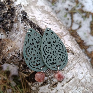 Statement Steel - Wood Nr. 13 - ékszer - ékszerszett - Meska.hu