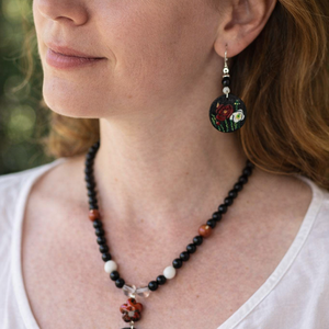 Secret Garden Bloom - Papaver Rouge Achat szett Nr. 08, Ékszer, Ékszerszett, Ékszerkészítés, MESKA