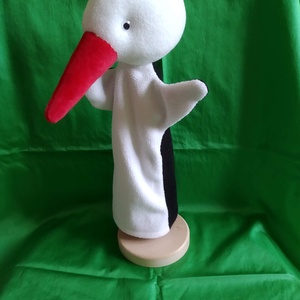 Báb Gólya Gergely - játék & sport - bábok - ujjbáb - Meska.hu