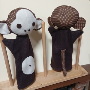 Báb, majom a Maki, Játék & Sport, Bábok, Kesztyűbáb, Baba-és bábkészítés, MESKA