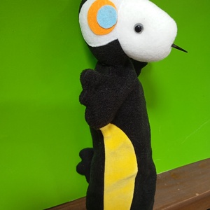 Báb cinege Cecil - játék & sport - bábok - kesztyűbáb - Meska.hu