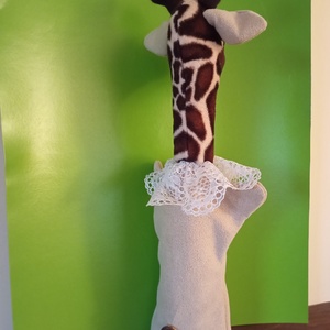 Báb zsiráf Zsófi, Játék & Sport, Bábok, Kesztyűbáb, Baba-és bábkészítés, MESKA