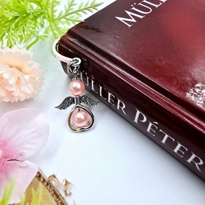 Angyalkás könyvjelző ajándékkártyán - Ajándék óvó néninek - könyv & zene - könyvjelző - Meska.hu