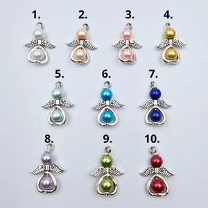 Angyalkás kulcstartó ajándékkártyán - Ajándék óvó néninek - táska & tok - kulcstartó & táskadísz - kulcstartó - Meska.hu