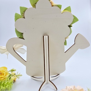 Ajándék anyák napjára - selyemvirágokkal díszített egyedi feliratos öntözőkanna - otthon & életmód - dekoráció - dísztárgy - Meska.hu