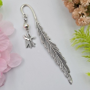 Ajándék történelemtanároknak - Könyvjelző Anubisz egyiptomi isten charm dísszel , Könyv & Zene, Könyvjelző, Gyöngyfűzés, gyöngyhímzés, Ékszerkészítés, Elegáns toll alakú, ötvözetből készült könyvjelző Anubisz charm díszítéssel, tökéletes ajándék taná..., MESKA