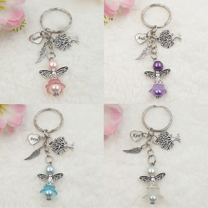 Ajándék anyák napjára - Kulcstartó akril angyalkával egyedi felirattal - táska & tok - kulcstartó & táskadísz - kulcstartó - Meska.hu