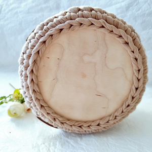 Horgolt maci tárolókosár egyedi felirattal. Ajándék gyerekeknek - baba - mama - babaszobabútor - játéktároló - Meska.hu