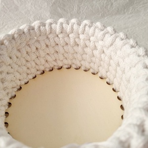 Horgolt tárolókosár egyedi felirattal. Ajándék anyák napjára - otthon & életmód - tárolás & rendszerezés - tárolókosár - Meska.hu