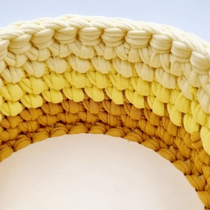 Horgolt tárolókosár egyedi felirattal. Ajándék anyák napjára - otthon & életmód - tárolás & rendszerezés - tárolókosár - Meska.hu