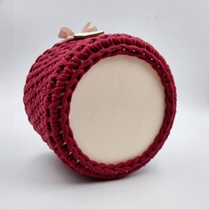 Horgolt tárolókosár egyedi felirattal. Ajándék anyák napjára - otthon & életmód - tárolás & rendszerezés - tárolókosár - Meska.hu