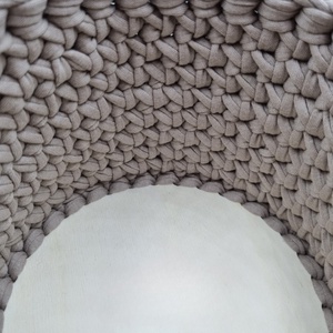 Horgolt tárolókosár egyedi felirattal. Ajándék anyák napjára - otthon & életmód - tárolás & rendszerezés - tárolókosár - Meska.hu