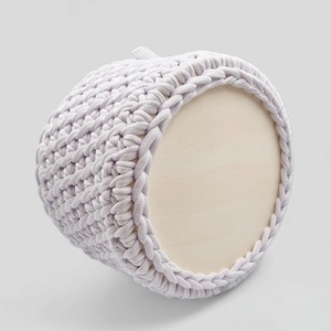 Horgolt tárolókosár egyedi felirattal. Ajándék anyák napjára - otthon & életmód - tárolás & rendszerezés - tárolókosár - Meska.hu