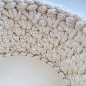 Horgolt tárolókosár egyedi felirattal. Ajándék anyák napjára - otthon & életmód - tárolás & rendszerezés - tárolókosár - Meska.hu